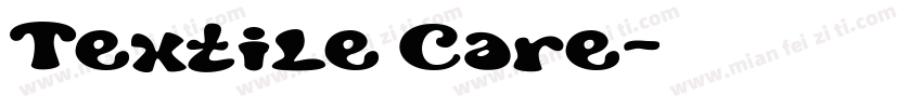 Textile Care字体转换